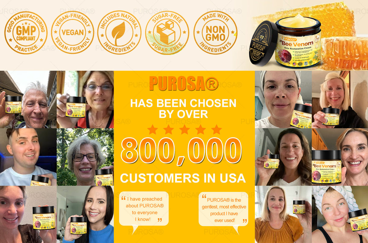 Limited to 10 jars! 🌟PUROSA®—Exclusive 30% discount, restore your skin's youthful glow in just 1-3 weeks! A rare opportunity — won’t be available again until next year, don’t miss out!180-day money-back guarantee, full refund with no risk!
