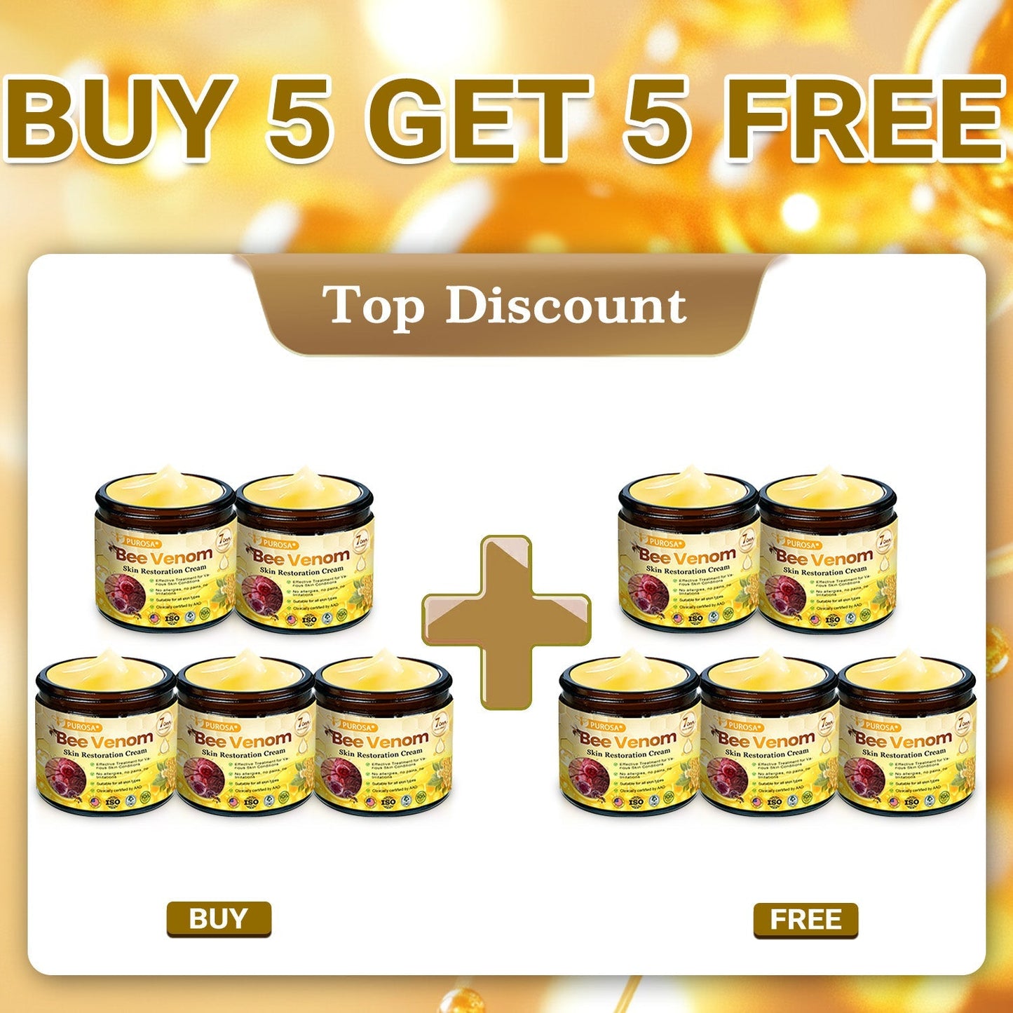 Limited to 10 jars! 🌟PUROSA®—Exclusive 30% discount, restore your skin's youthful glow in just 1-3 weeks! A rare opportunity — won’t be available again until next year, don’t miss out!180-day money-back guarantee, full refund with no risk!
